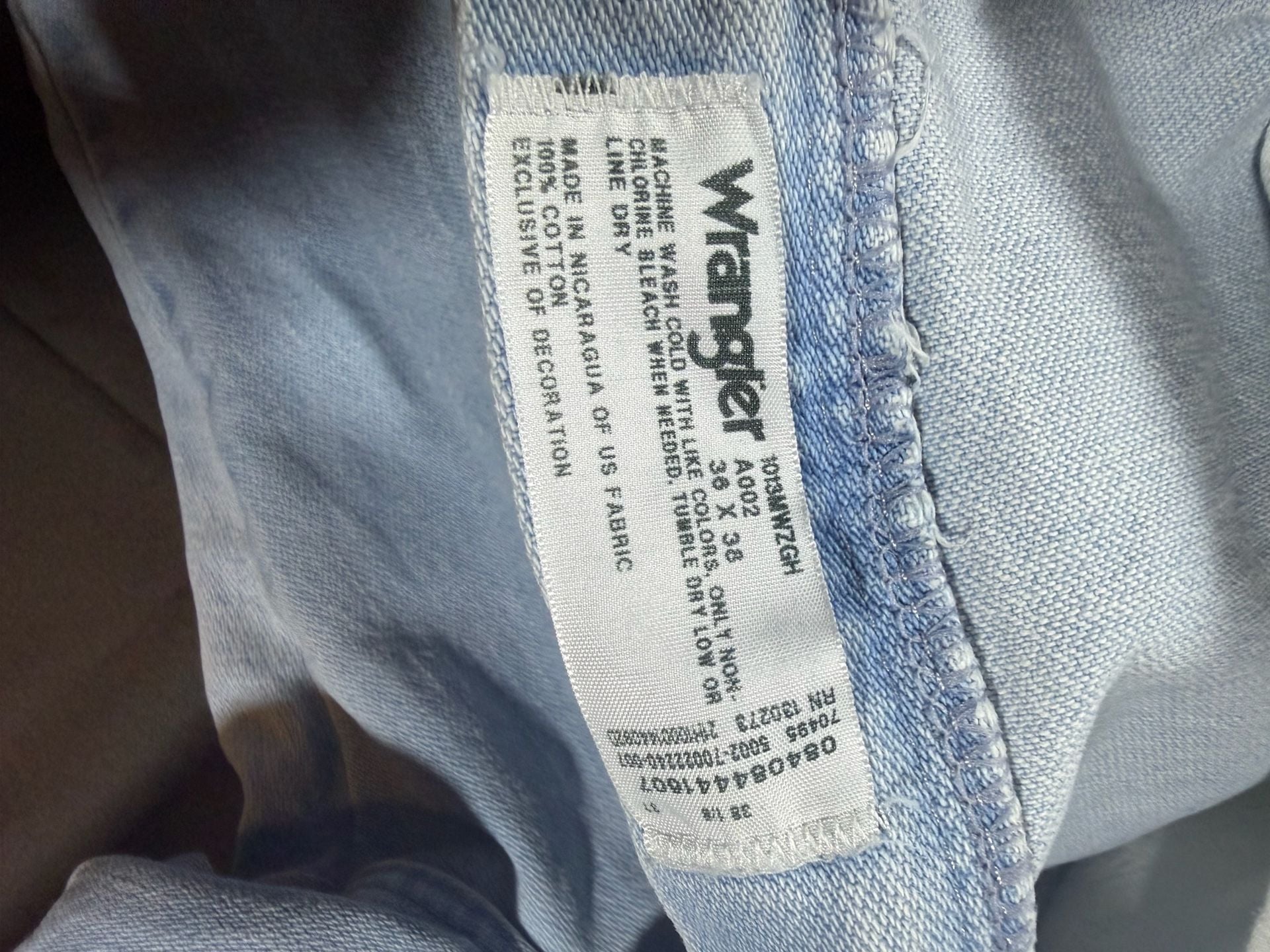 Wrangler 13MWZ Cowboy Cut Original Fit Jeans Light Wash 5