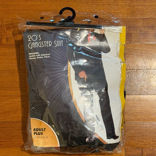 Spirit Halloween 20's Gangster Suit Adult Plus Size 2X Costume