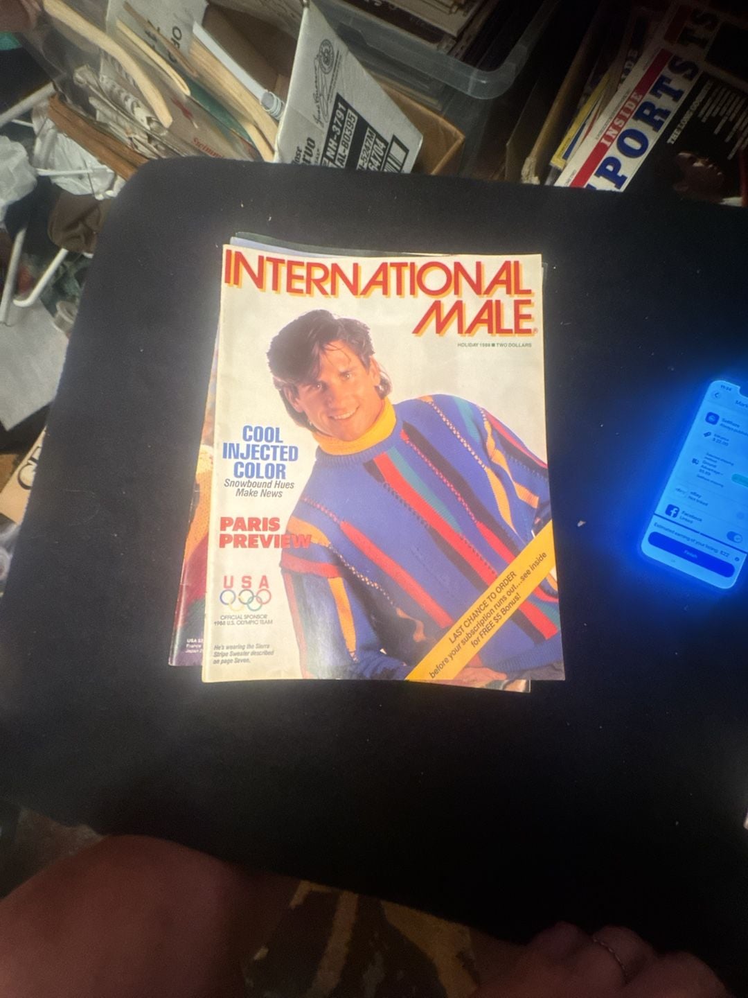 International Male Catalog Holiday 1988 Vintage Mens Fashion Magazine 1