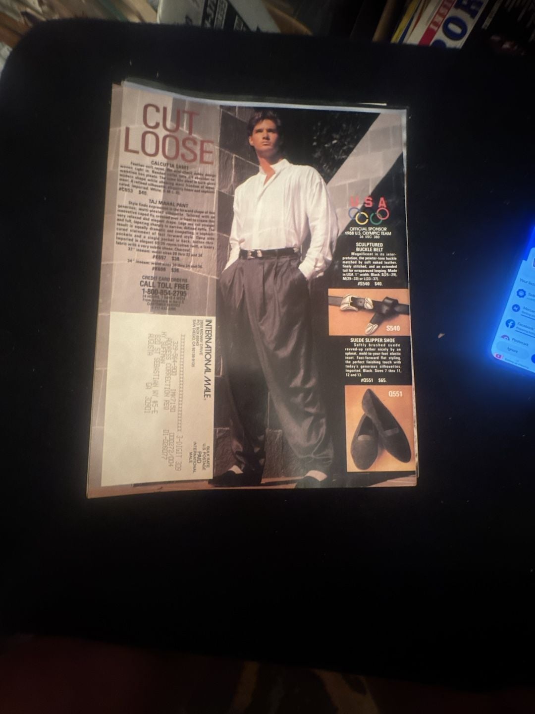 International Male Catalog Holiday 1988 Vintage Mens Fashion Magazine 2