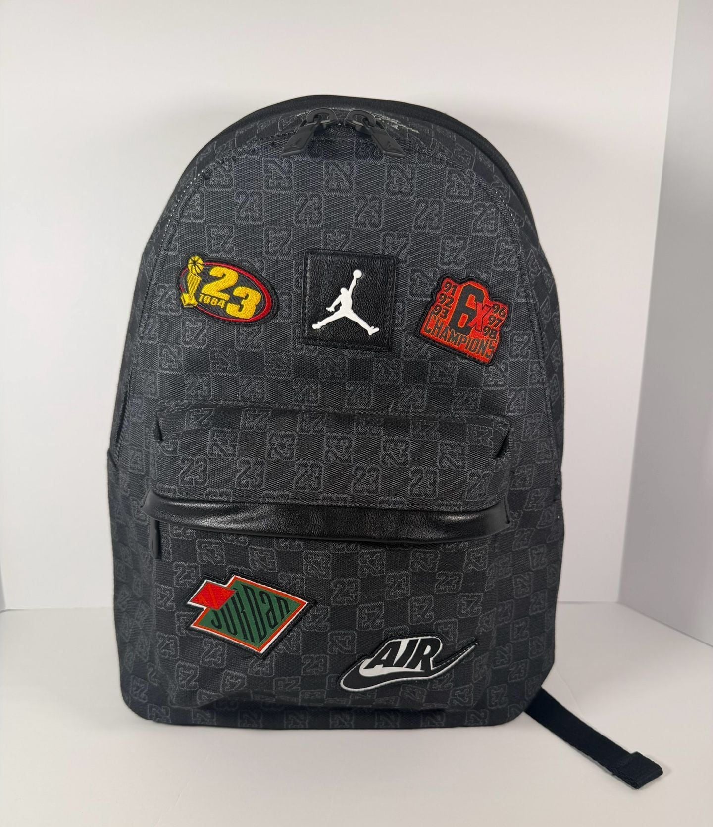 Jordan Air Monogram Championship Backpack 20L🔥New Black Bookbag School Bag MA9155-023 2