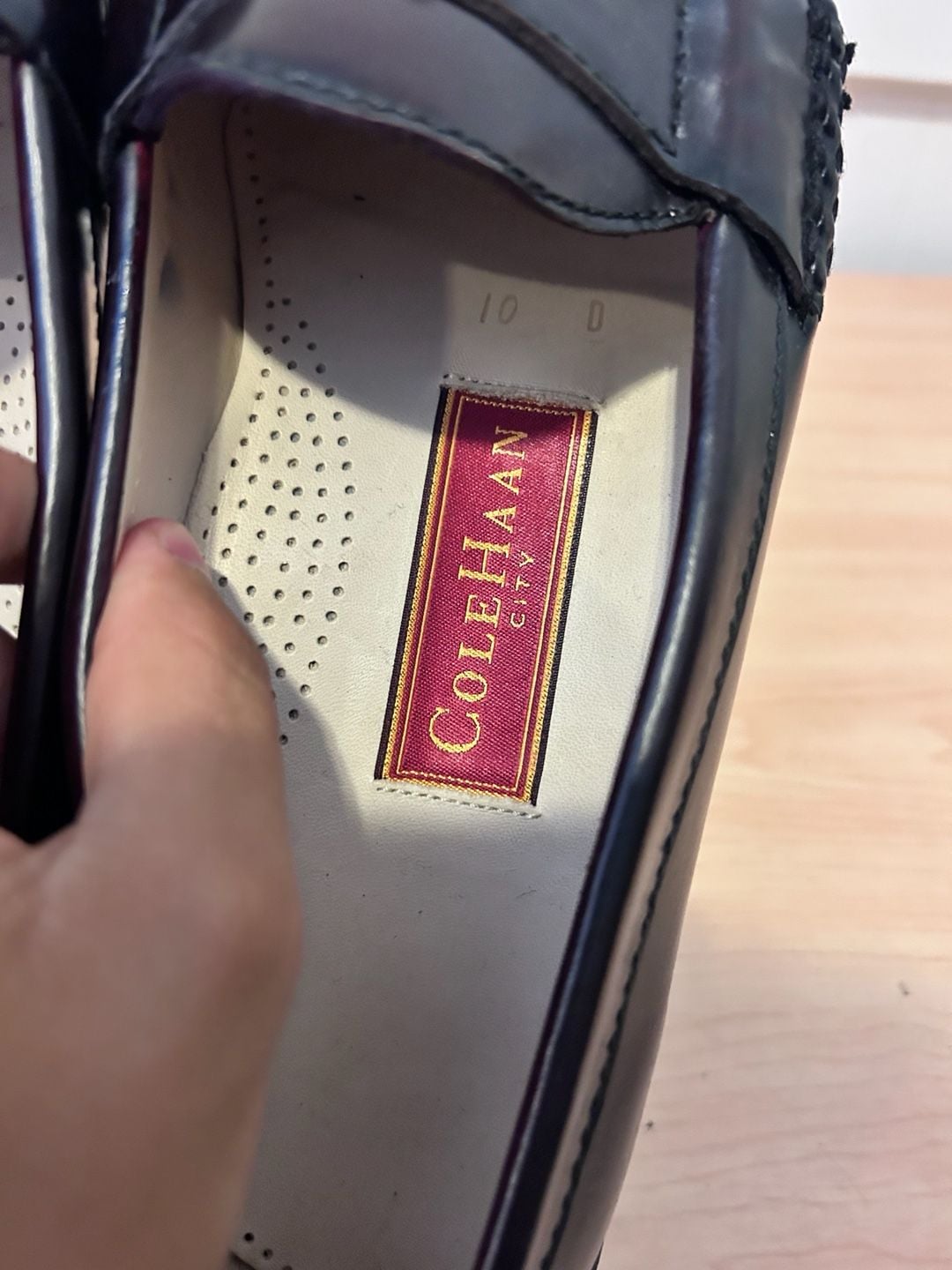 Cole Haan City Burgundy Leather Tassel Loafers 8