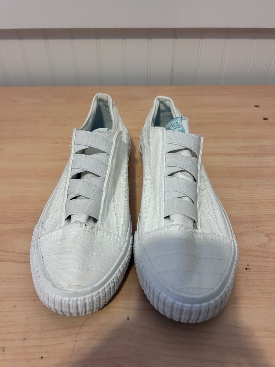 Blowfish Malibu White Canvas Slip-On Sneakers 2