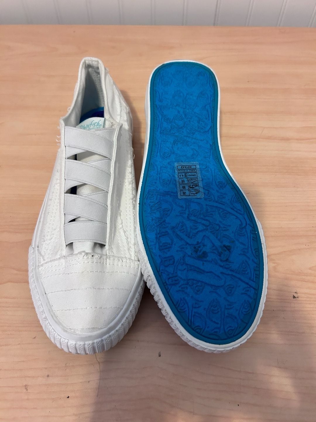 Blowfish Malibu White Canvas Slip-On Sneakers 4