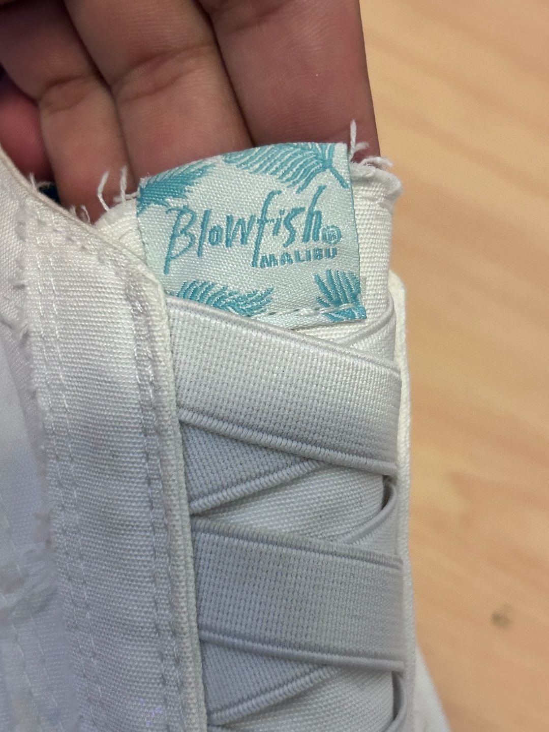 Blowfish Malibu White Canvas Slip-On Sneakers 10