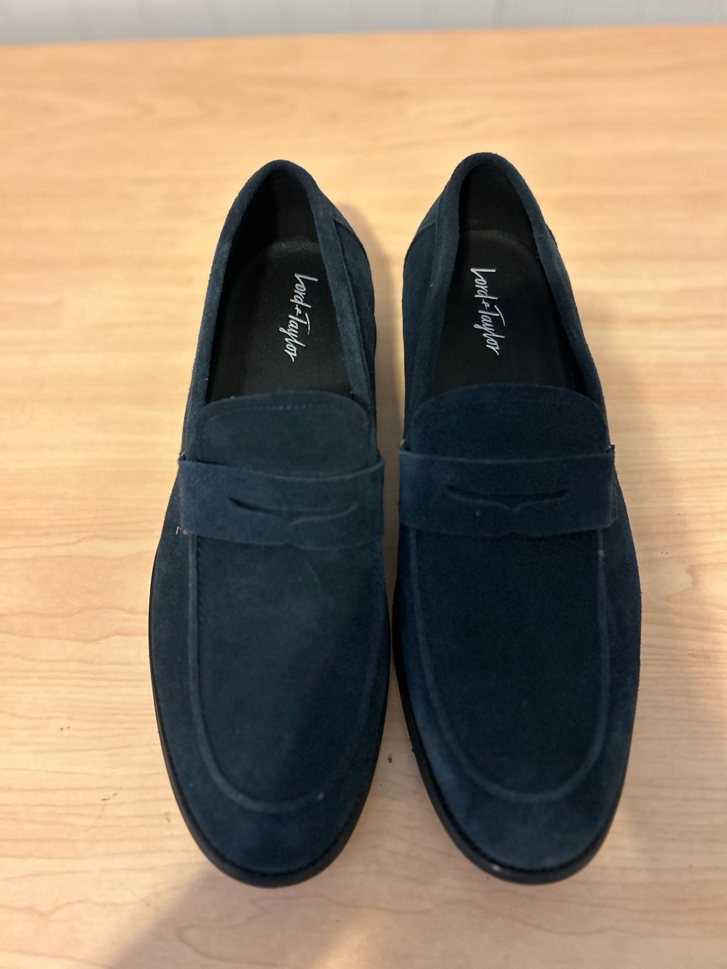J.Crew Navy Suede Penny Loafers 4