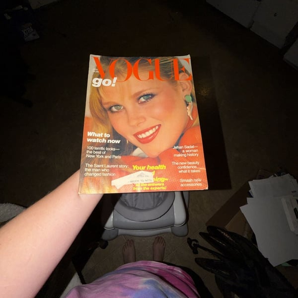 Vogue US Magazine January 1980 Issue