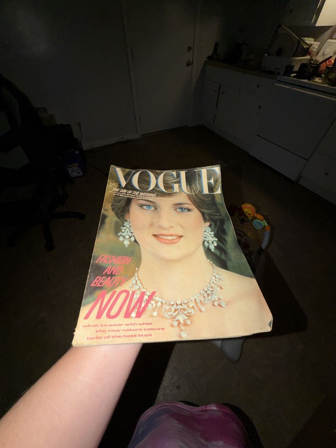 British Vogue Magazine August 1981 Princess Diana Cover 1