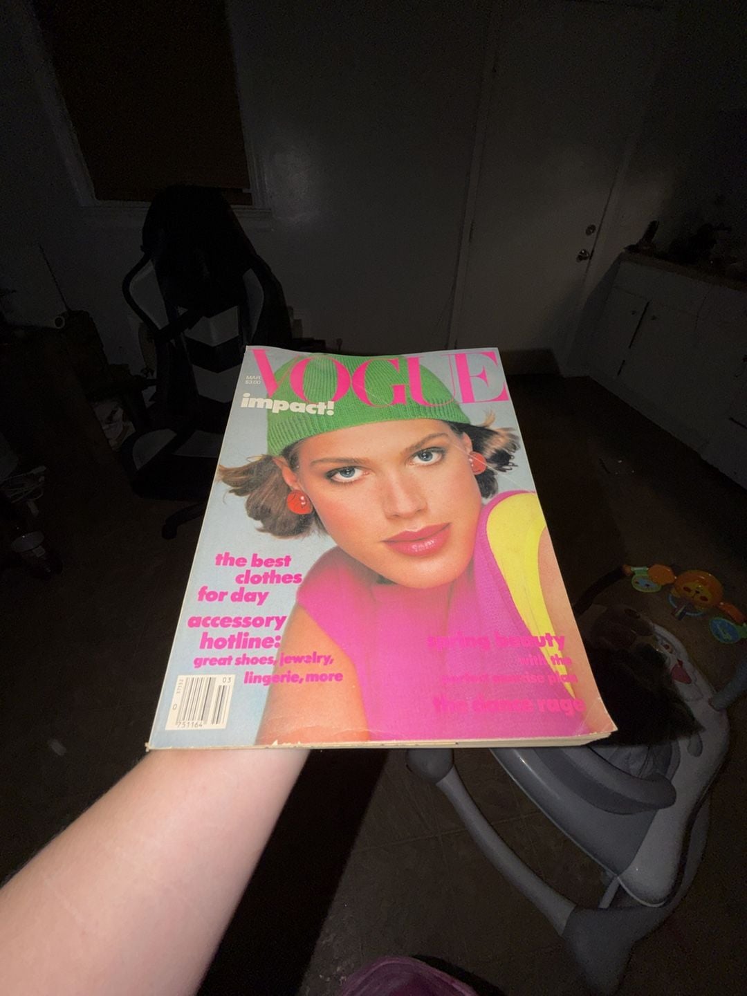 Vintage Vogue Magazine March 1984 Edition 1