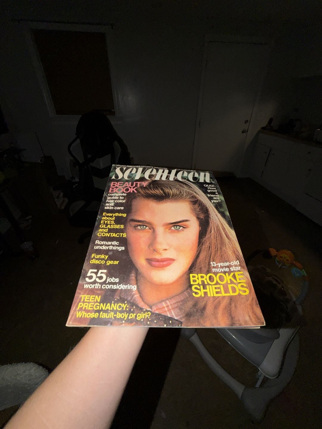 Seventeen Magazine October 1978 Issue Featuring Brooke Shields Cover 1