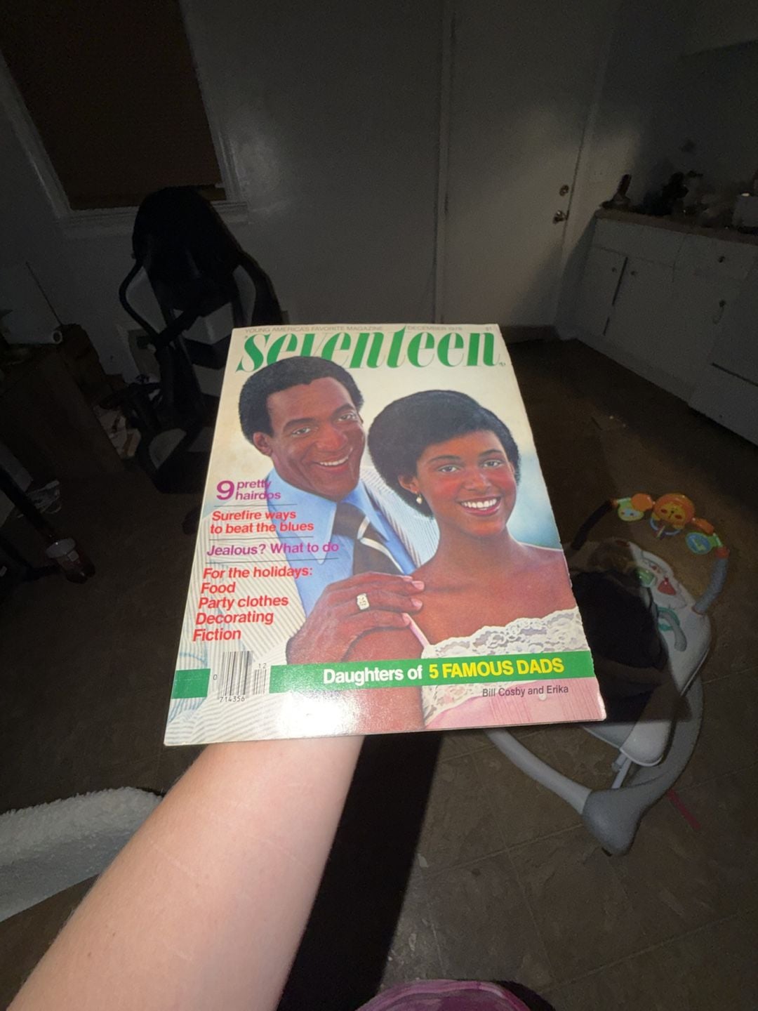 Vintage Seventeen Magazine December 1978 Bill Cosby and Erika Cover 1