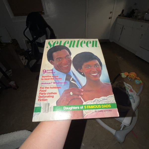 Vintage Seventeen Magazine December 1978 Bill Cosby and Erika Cover