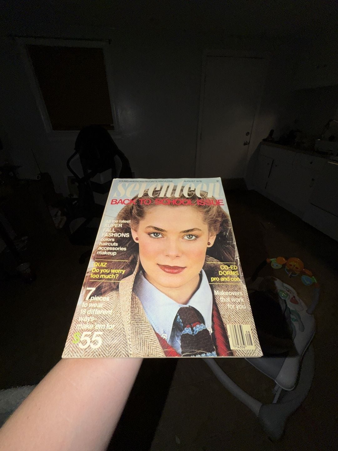 Seventeen Magazine, August 1978, Vintage Fashion, Back to School Special, rare 1