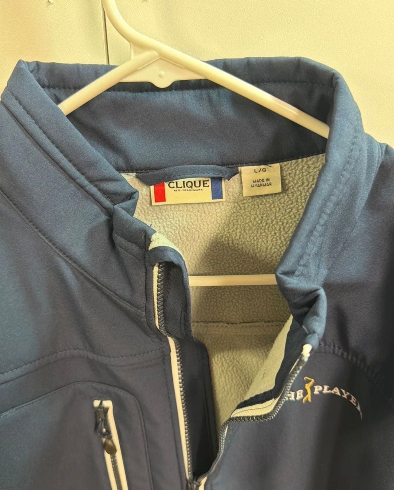 Clique The Players Softshell Full Zip Jacket Navy Blue L 4