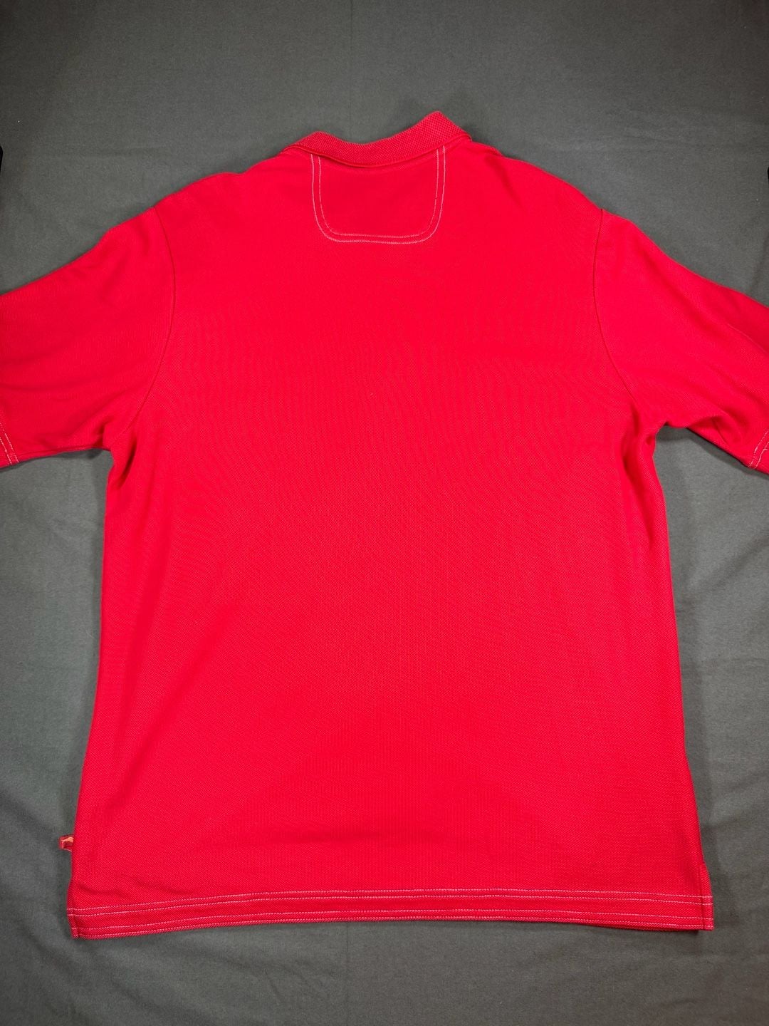 Tommy Bahama Supima Cotton Emfielder Polo Shirt Mens Size Medium Red 6