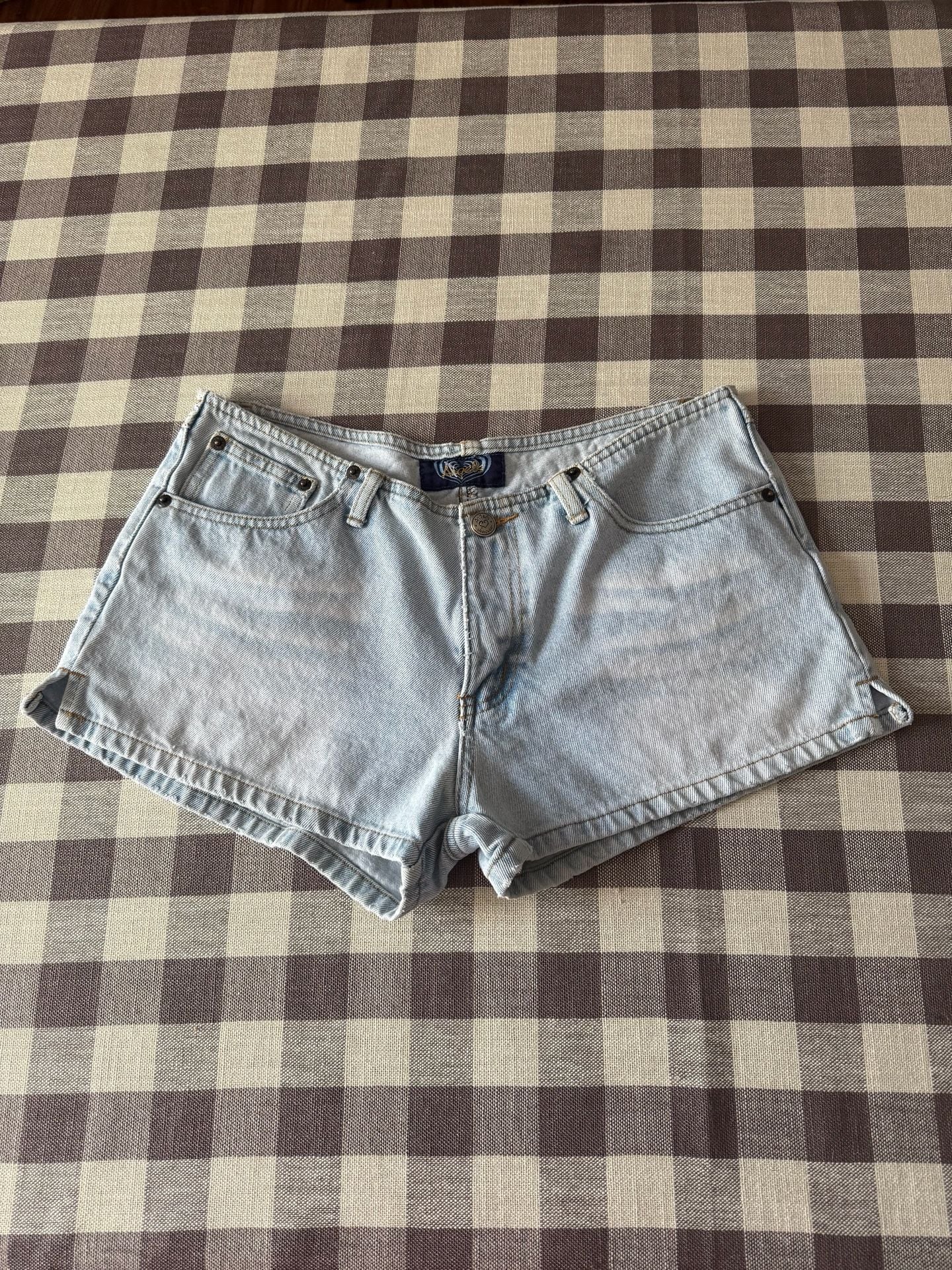 Angels Jeanswear Vintage Y2K Light Wash Denim Jean Shorts Size 11 2