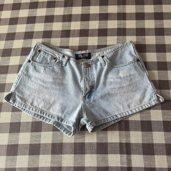 Angels Jeanswear Vintage Y2K Light Wash Denim Jean Shorts Size 11