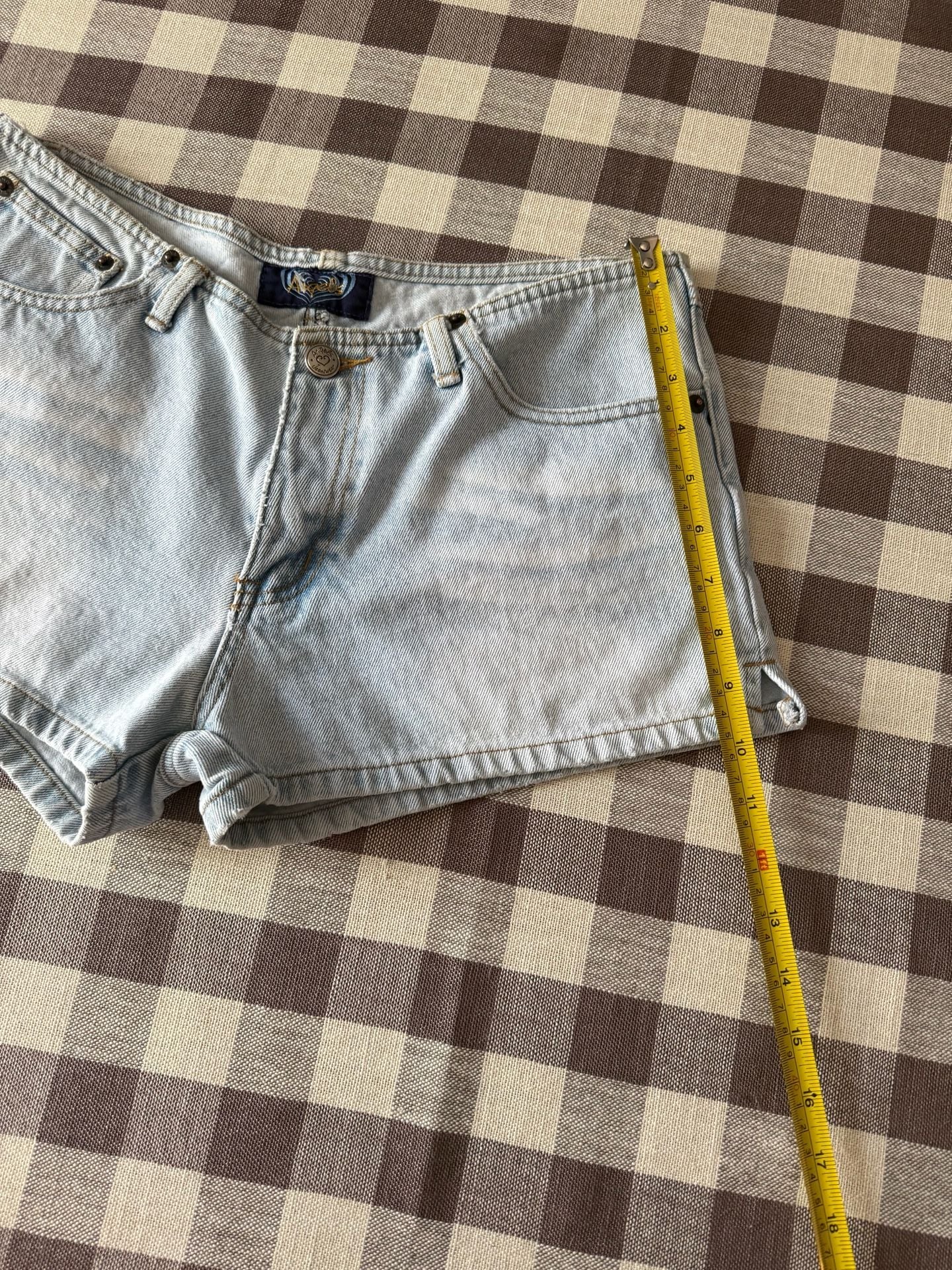Angels Jeanswear Vintage Y2K Light Wash Denim Jean Shorts Size 11 5