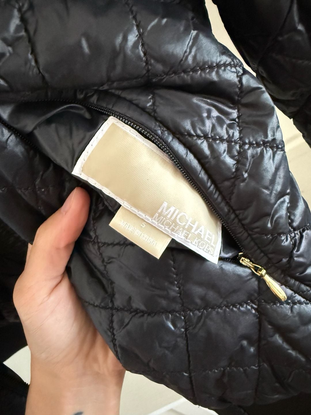 Michael Kors Reversible Quilted and Cheetah Print Bomber Jacket 8