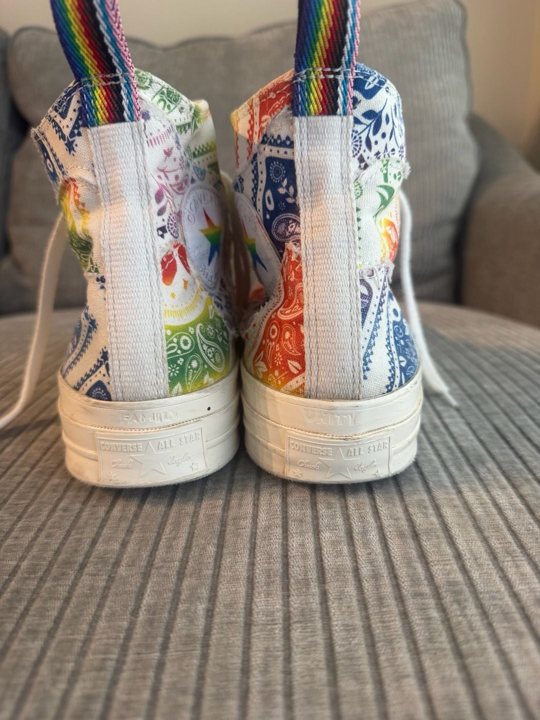 Converse Chuck 70 Hi Pride Family Unity Paisley High Top Sneakers 6