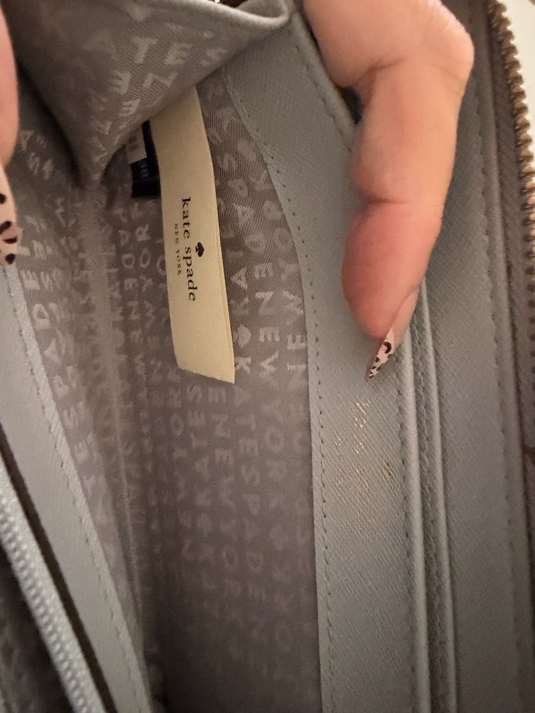 Kate Spade New York Neda Saffiano Leather Zip-Around Wallet 5