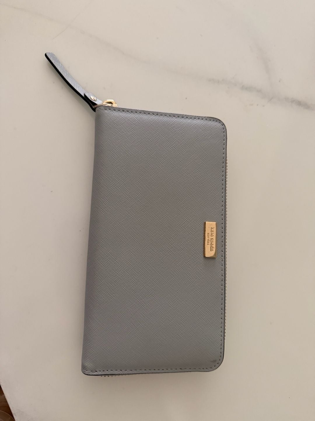 Kate Spade New York Neda Saffiano Leather Zip-Around Wallet 8