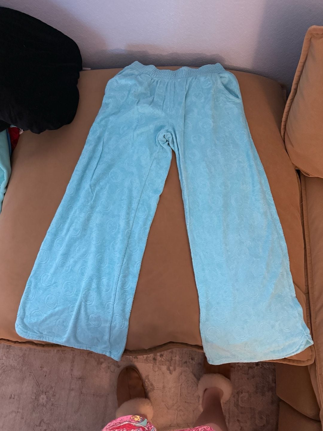 OFFLINE by Aerie Velour Wide Leg Lounge Pants 2