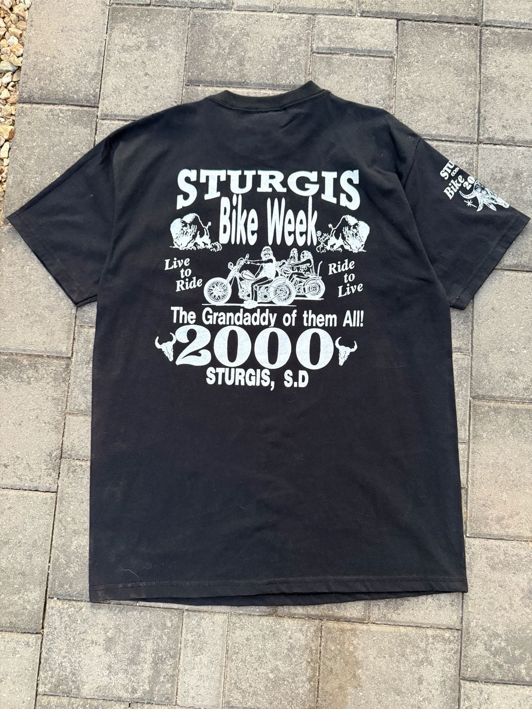 Vintage Big Dogs 60th Annual Sturgis Rally and Races 2000 T-Shirt 6