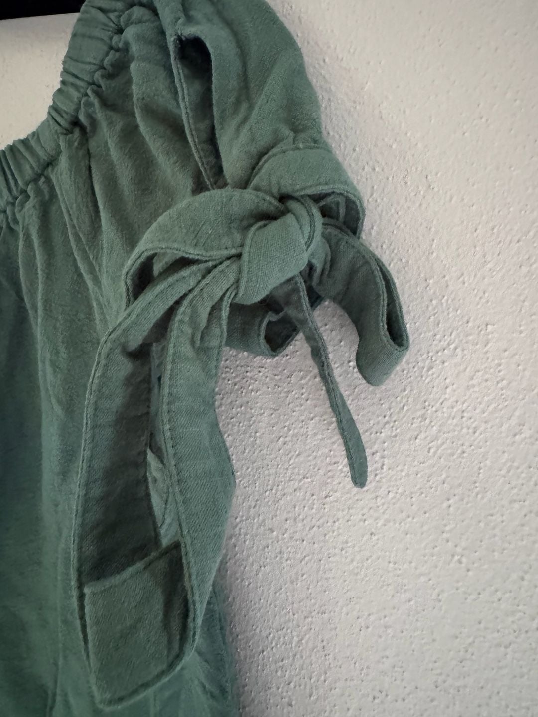 Lulus Size S Al Fresco Evenings Olive Green Off-the-Shoulder Shift Dress 7