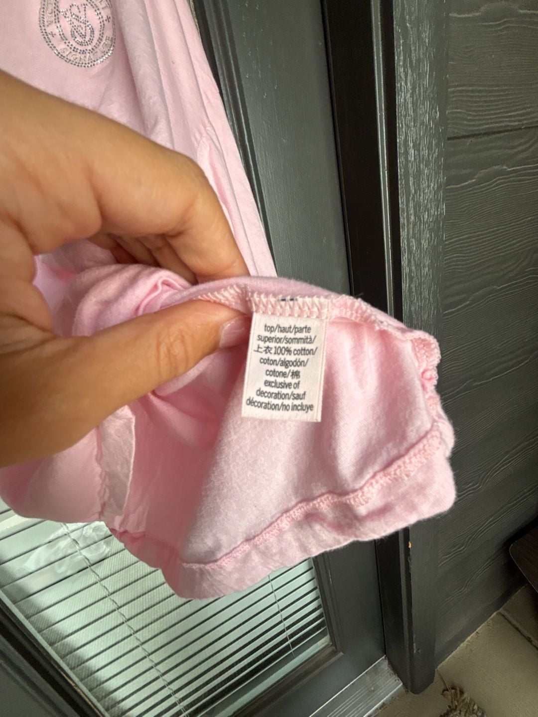 Victoria's Secret Pink Striped Long Sleeve and Pant Pajama Set with Signature Logo 7