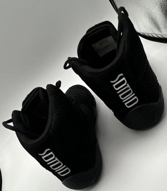 Sdtdid Men's Professional Wrestling and Boxing Shoes, High-Top Combat Sneakers in Black 3