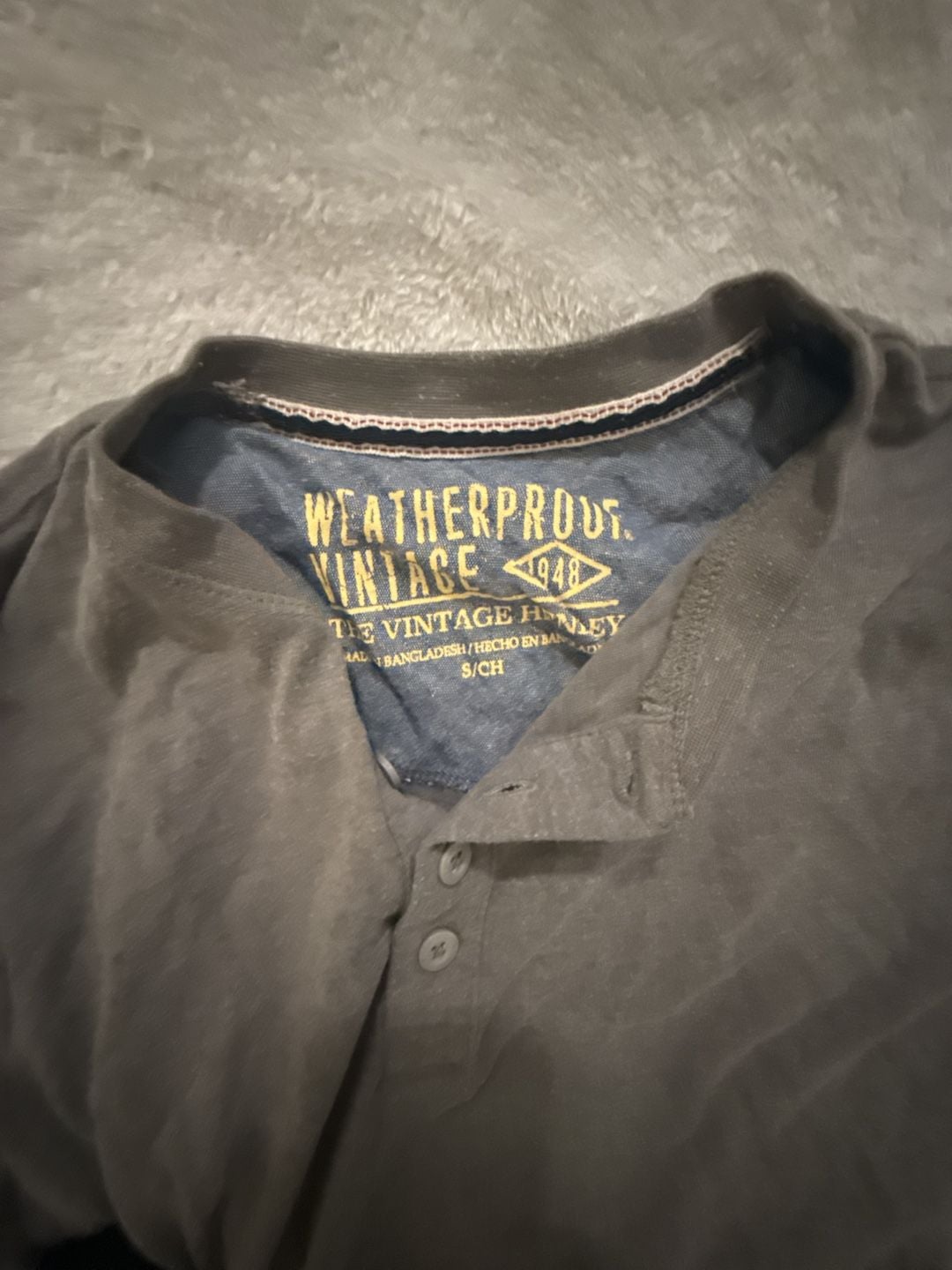 Weatherproof Vintage Men's The Vintage Henley Long Sleeve Shirt 2