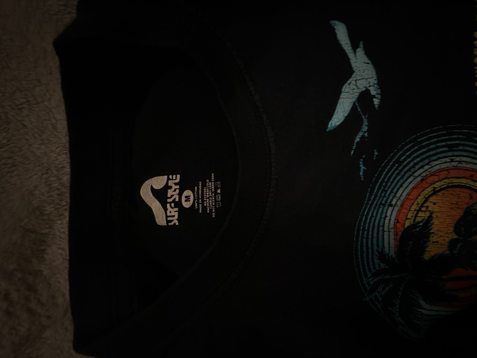Surf Style Clearwater Beach Florida Sunset Palm Trees T-Shirt 2