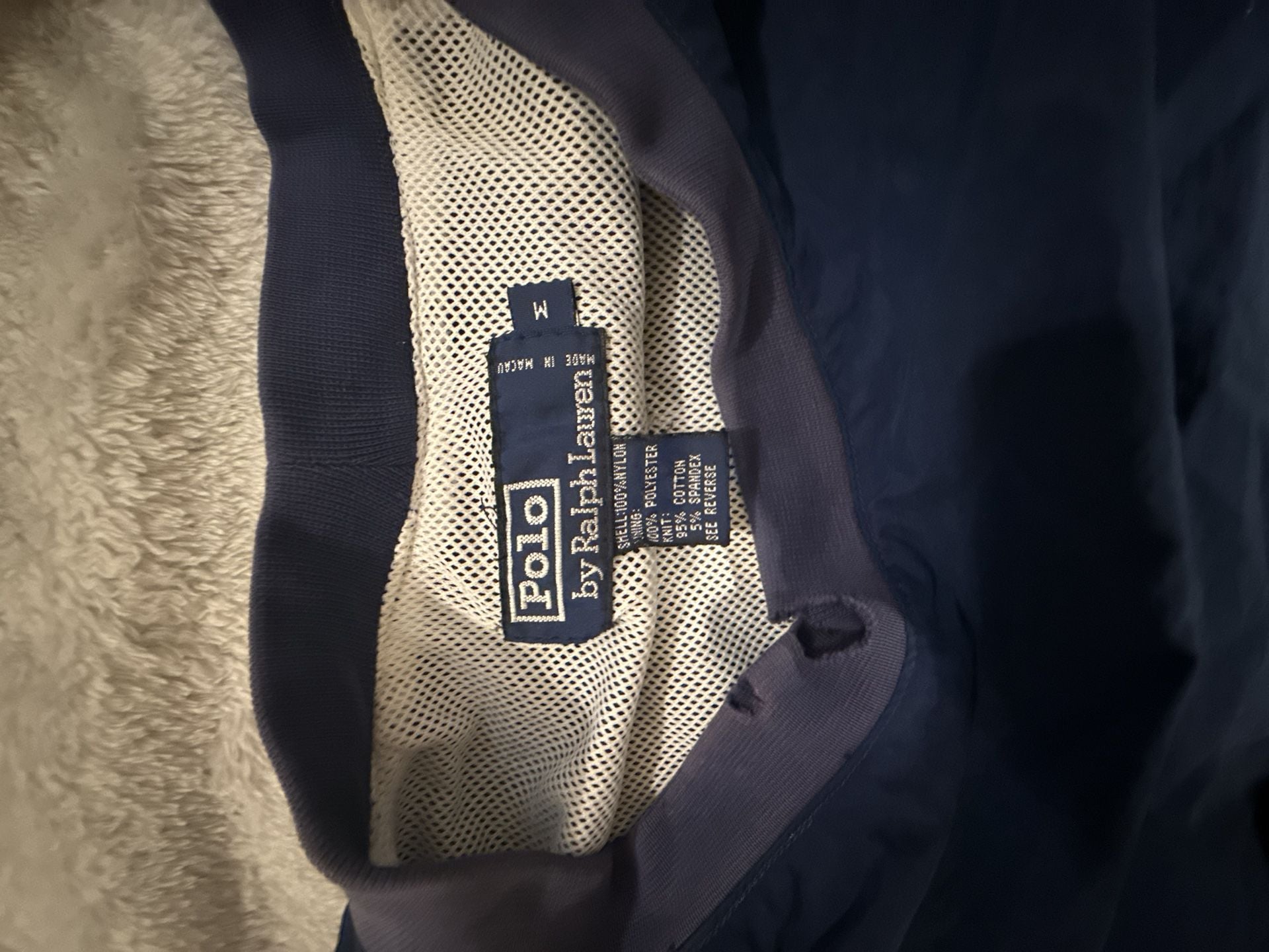 Polo Ralph Lauren Navy Blue Nylon Pullover Windbreaker 2
