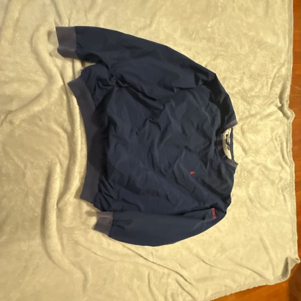 Polo Ralph Lauren Navy Blue Nylon Pullover Windbreaker