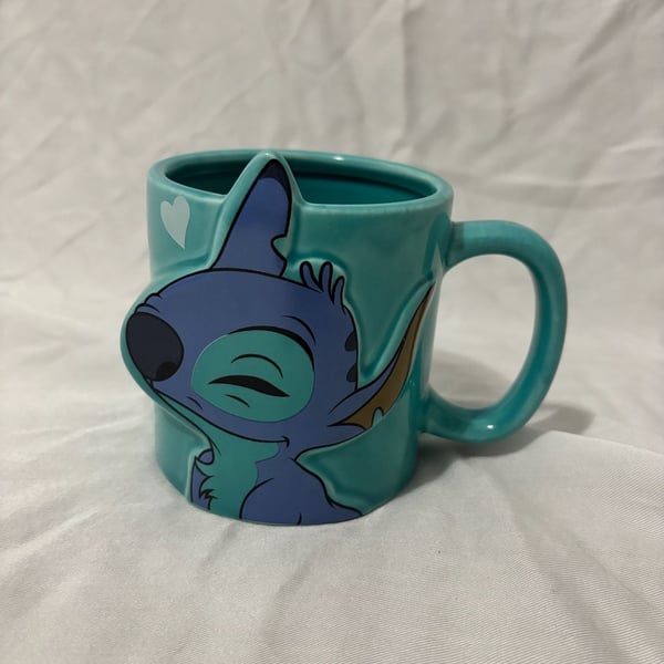 Disney Lilo & Stitch and Angel Kiss Pair Ceramic Mug