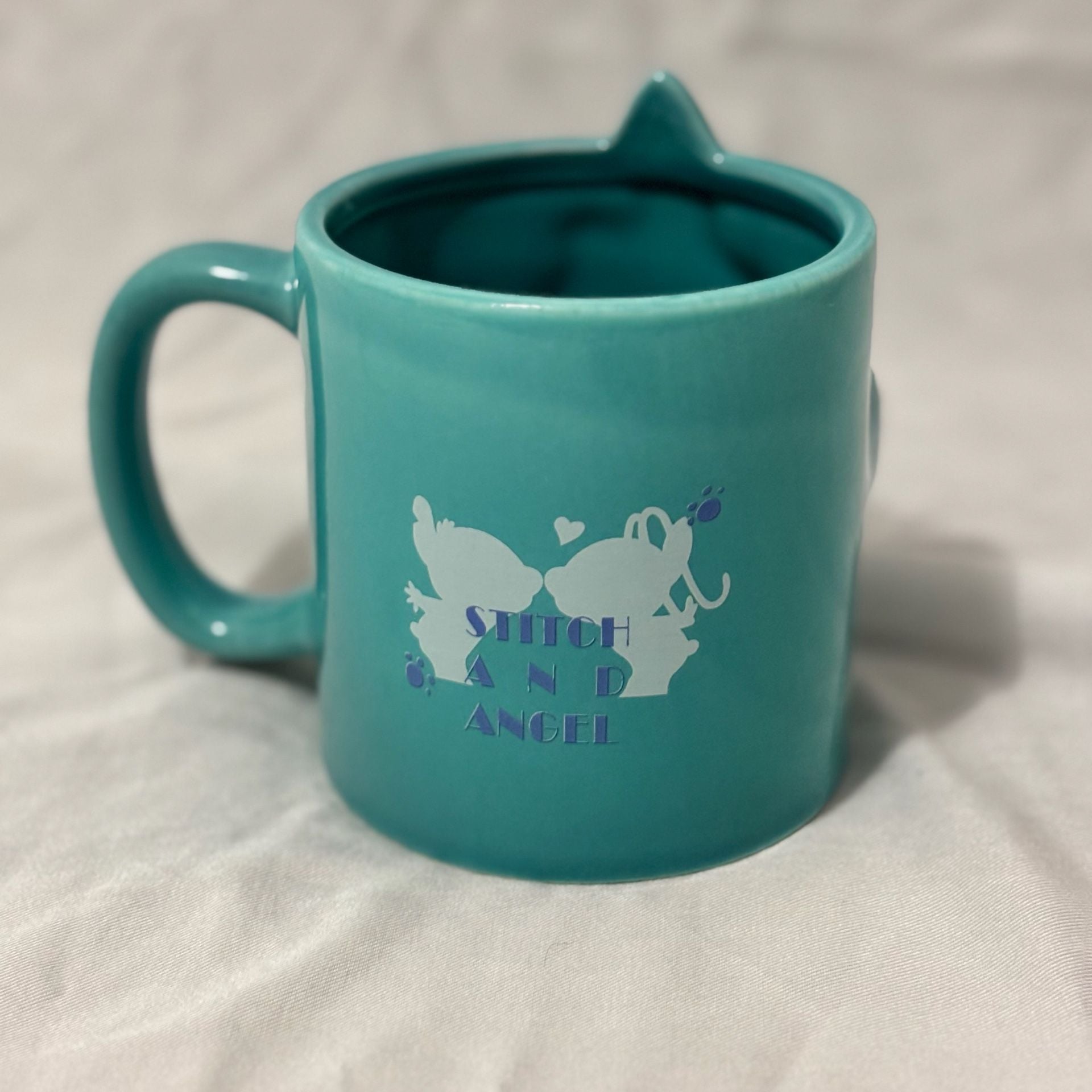 Disney Lilo & Stitch and Angel Kiss Pair Ceramic Mug 2