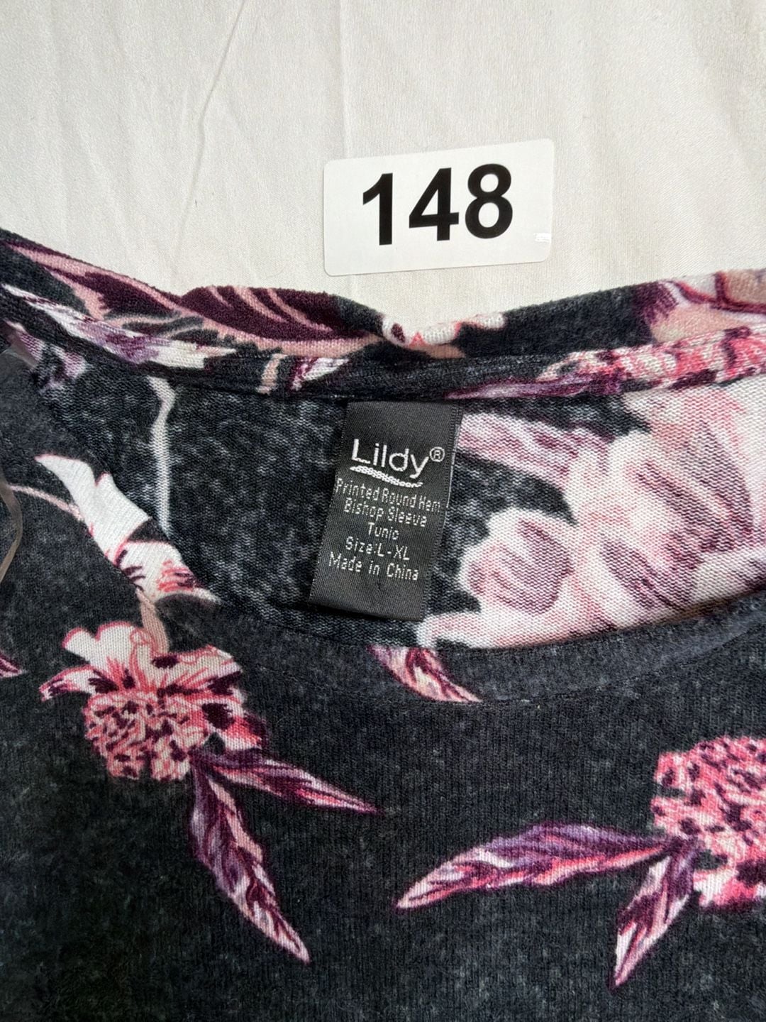 Lildy Printed Round Hem Bishop Sleeve Tunic 3
