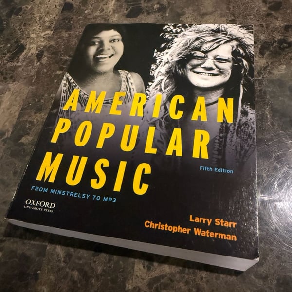 American Popular Music: From Minstrelsy to MP3 (Fifth Edition)