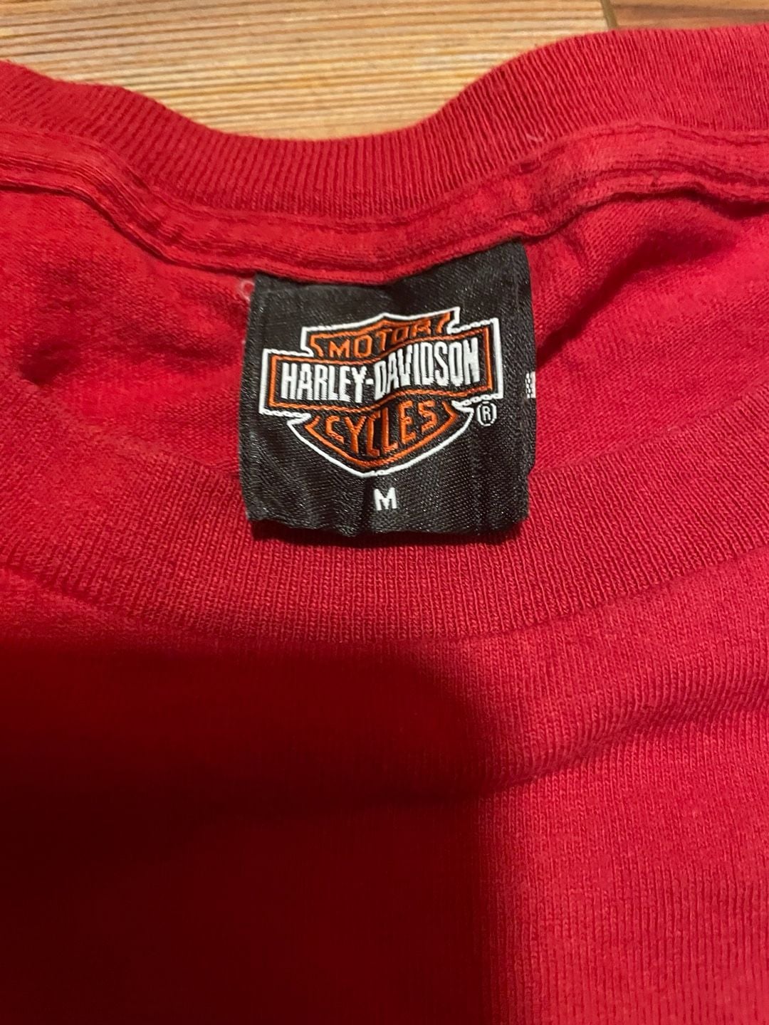Vintage 2006 Harley-Davidson Mancuso Houston, Texas Red T-Shirt 7