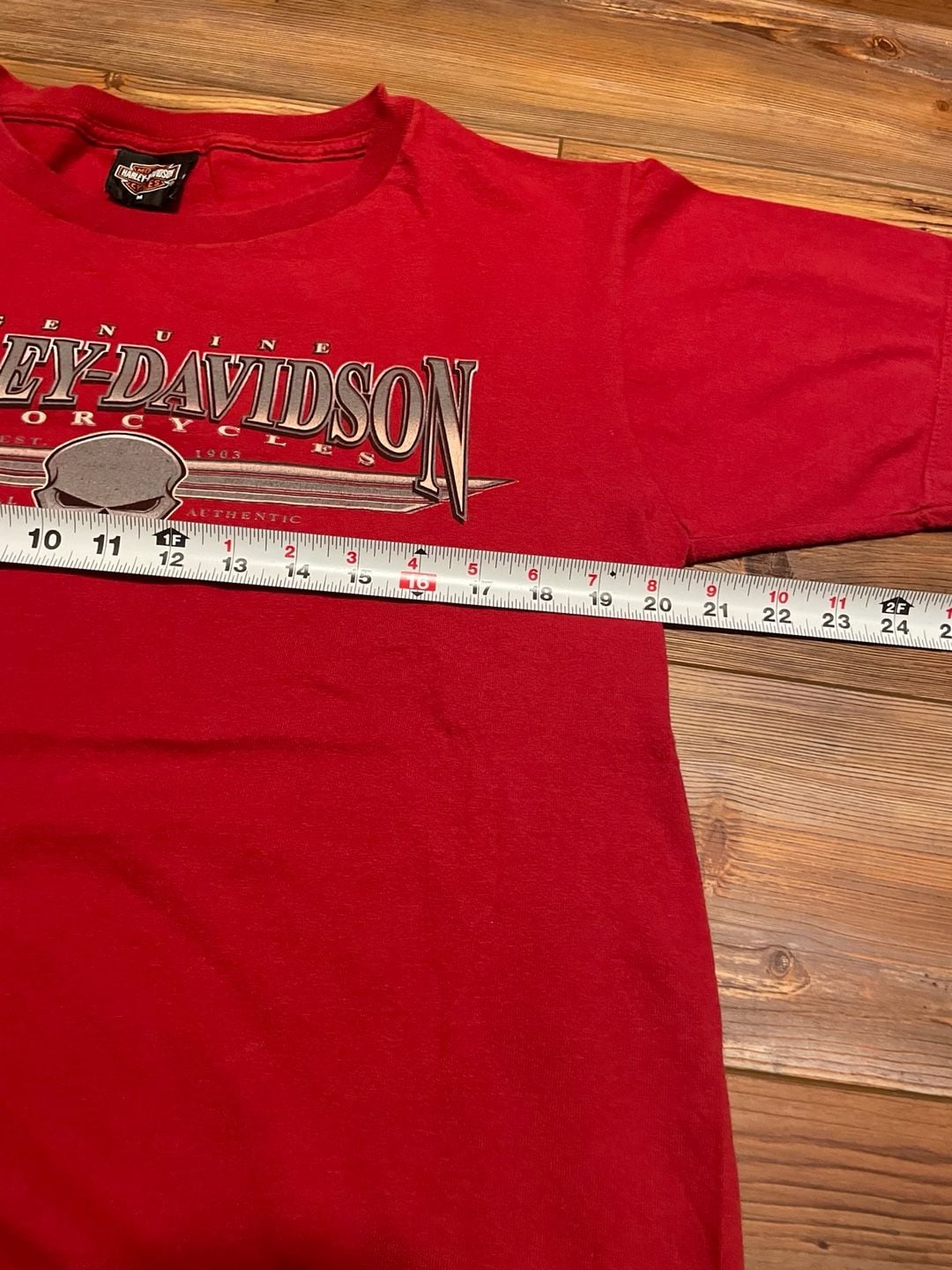 Vintage 2006 Harley-Davidson Mancuso Houston, Texas Red T-Shirt 9