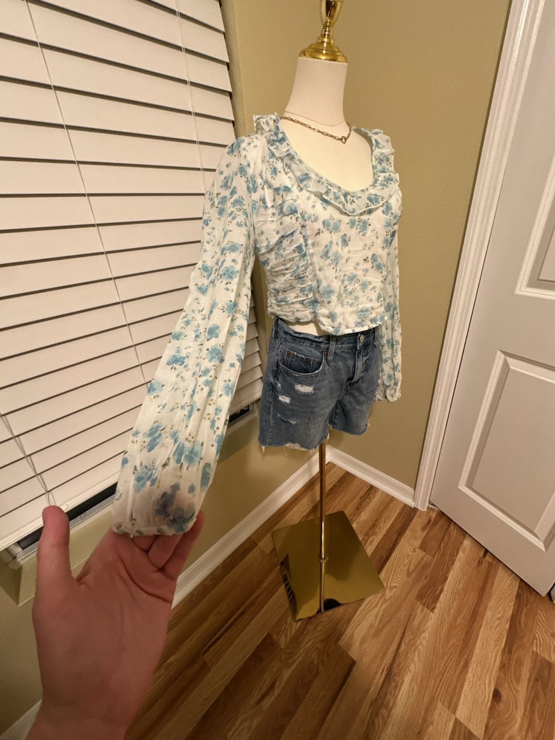 Free People Another Life Top Size L White combo NWT 4