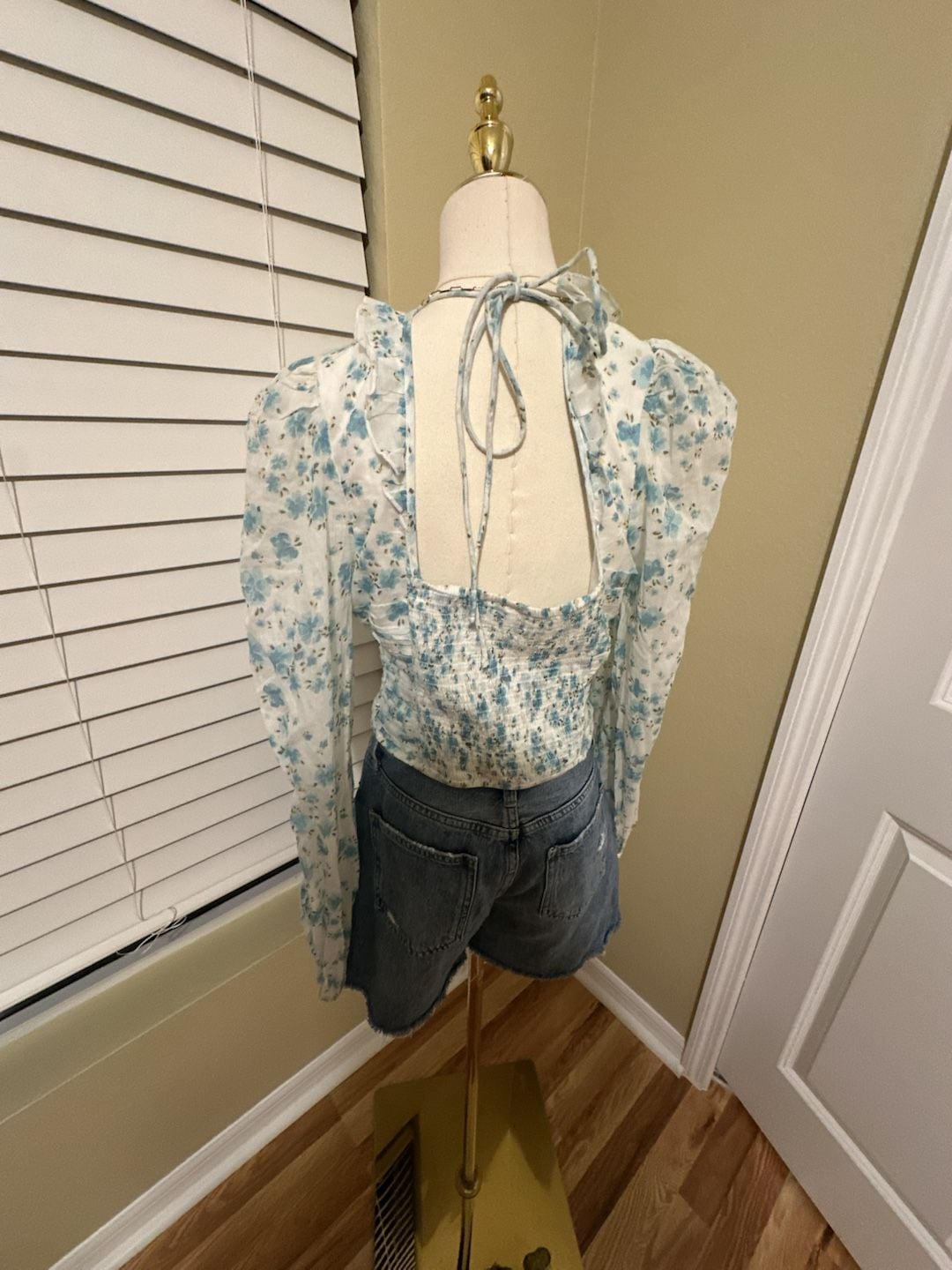 Free People Another Life Top Size L White combo NWT 5