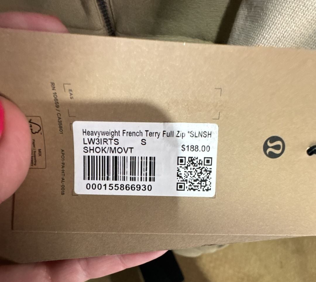 Lululemon Heavyweight French Terry Full Zip *SLNSH 3