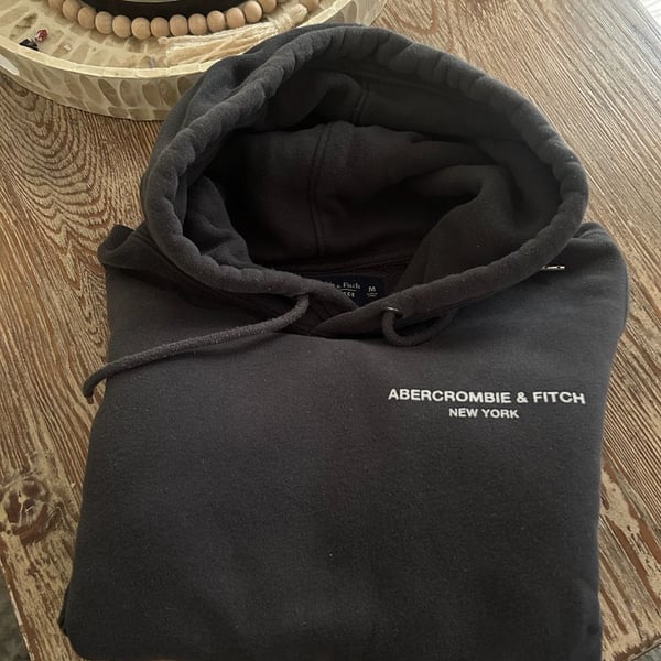 Abercrombie & Fitch A&F Fleece Logo New York Hoodie