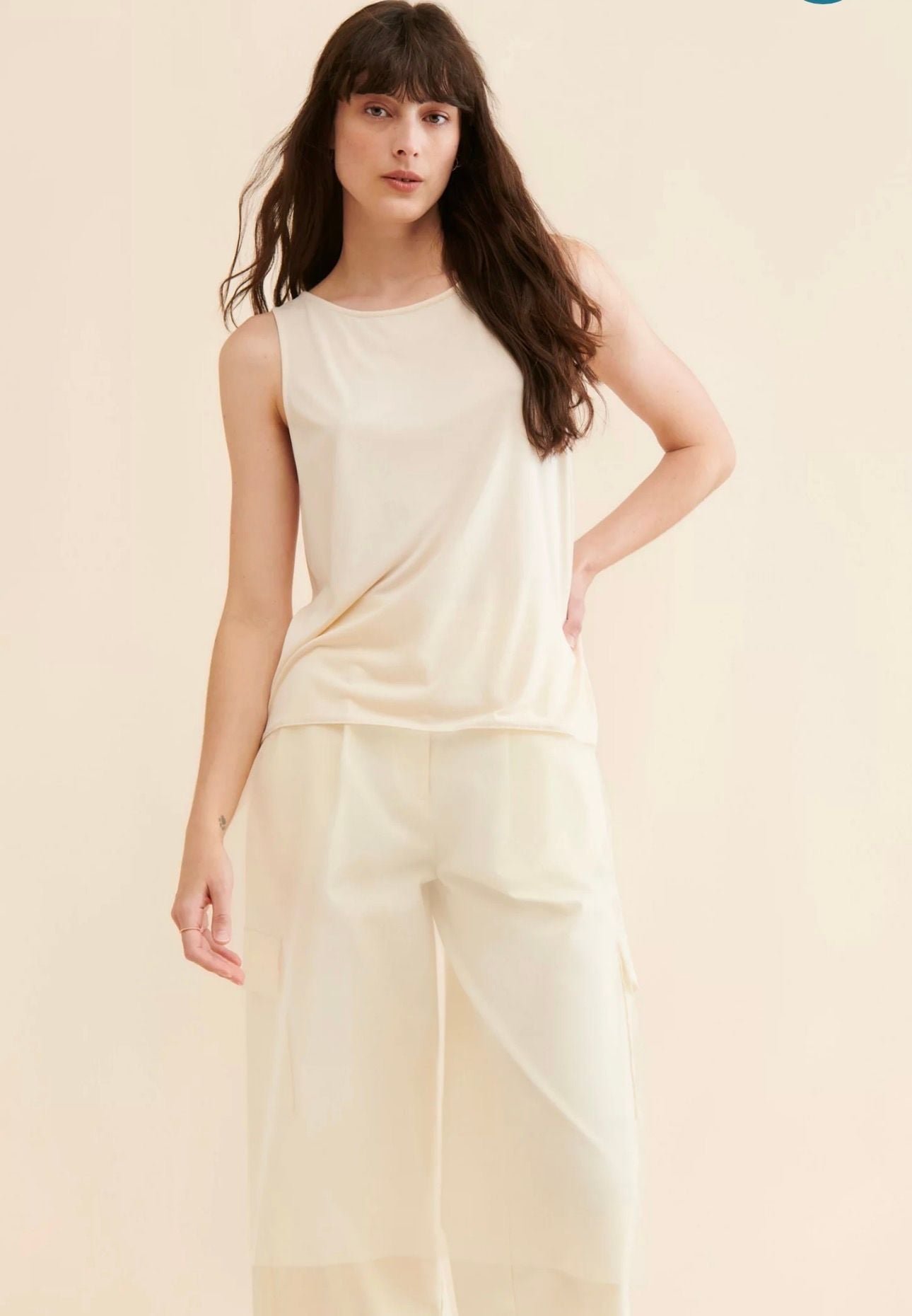 Sunday in Brooklyn Crew Neck Sheer Tank 2
