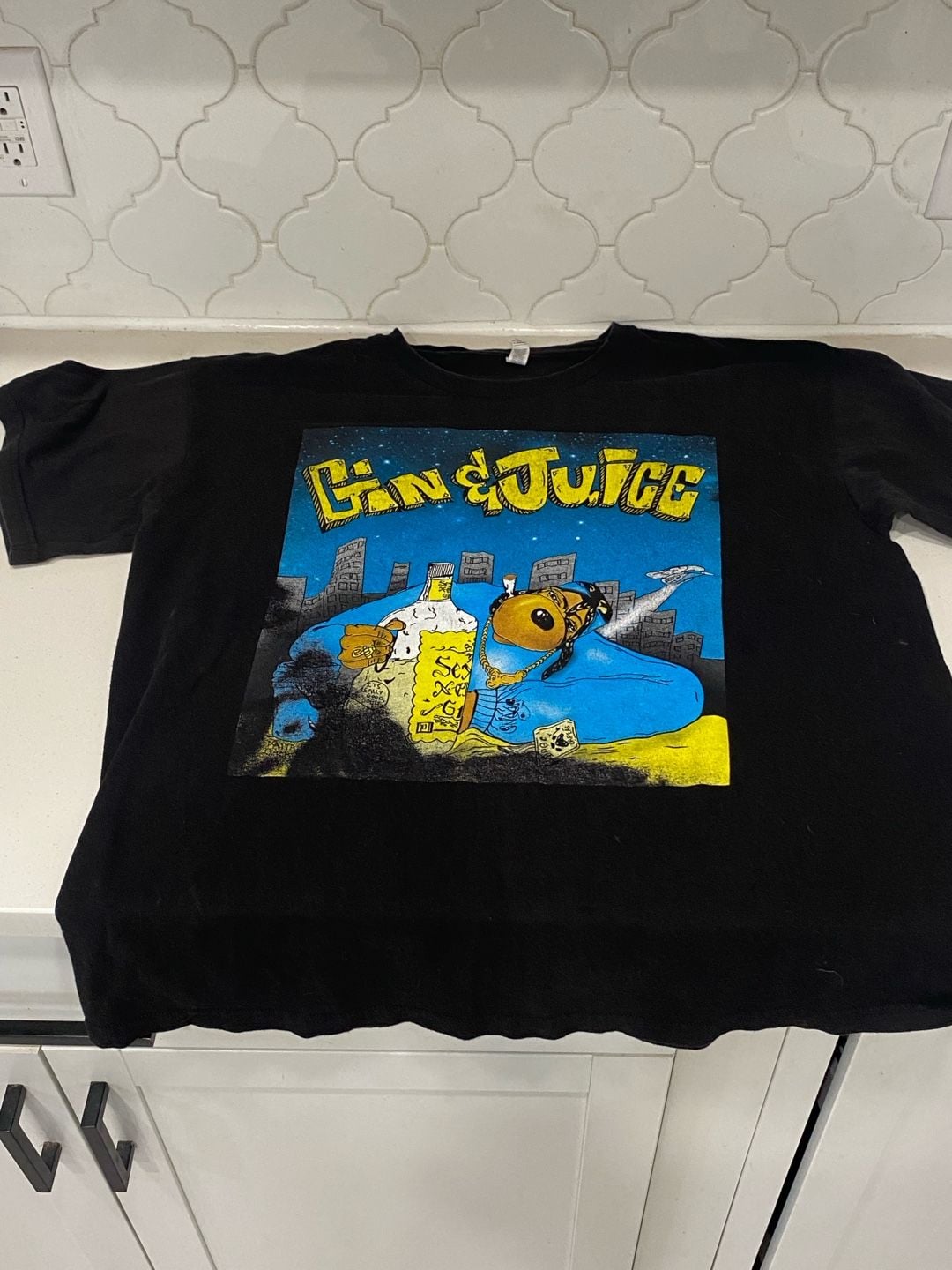 Snoop Dogg Gin & Juice Death Row Records Graphic T-Shirt 2