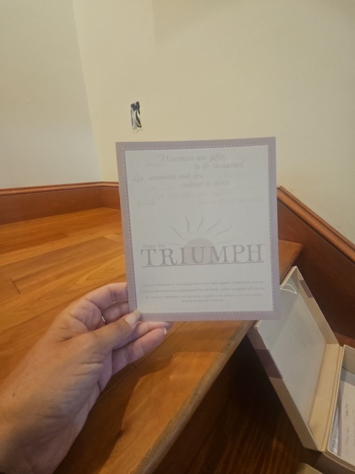 Creative Memories 'Time for Triumph' Scrapbook Album with Gift Box 6