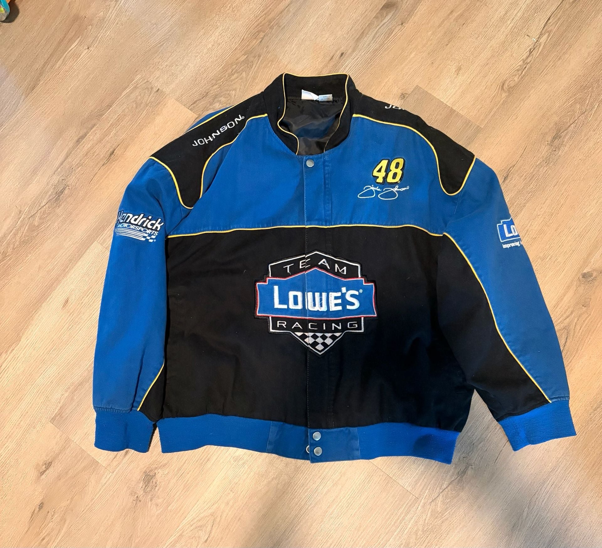 Winners Circle Nascar Jimmie Johnson #48 Lowe's Racing Team Twill Jacket 2
