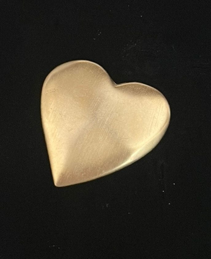 Victoria's Secret Vintage Gold-Tone Heart Brooch Pin 2